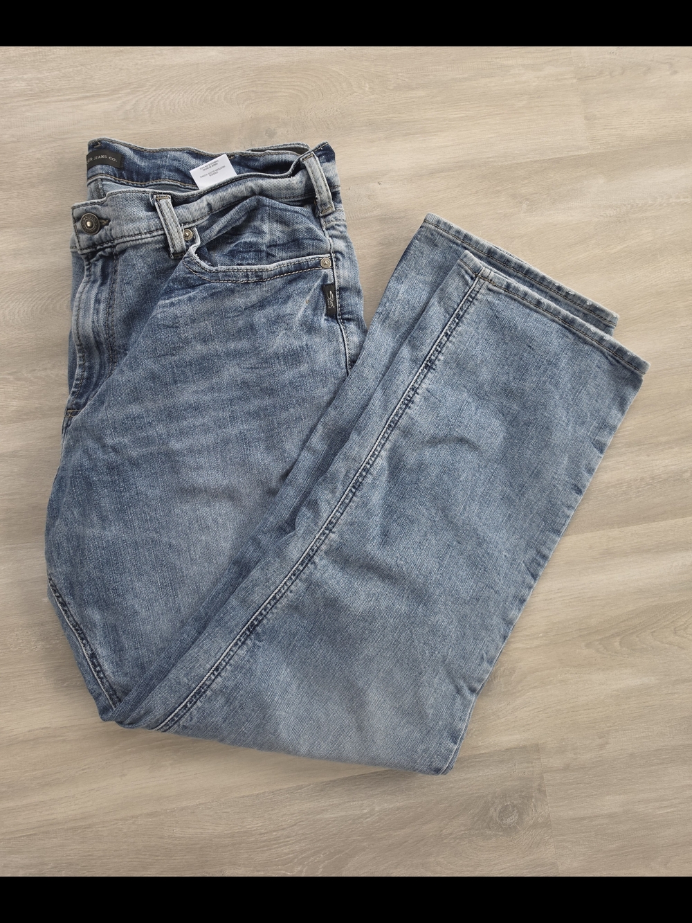 Mens Silver 'Grayson' Style Jeans 40x32